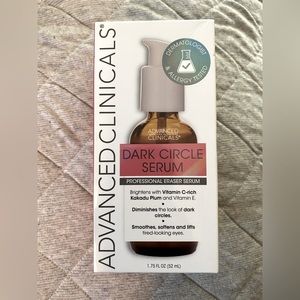 New Advanced Clinicals Dark Circle Serum 1.75 fl oz